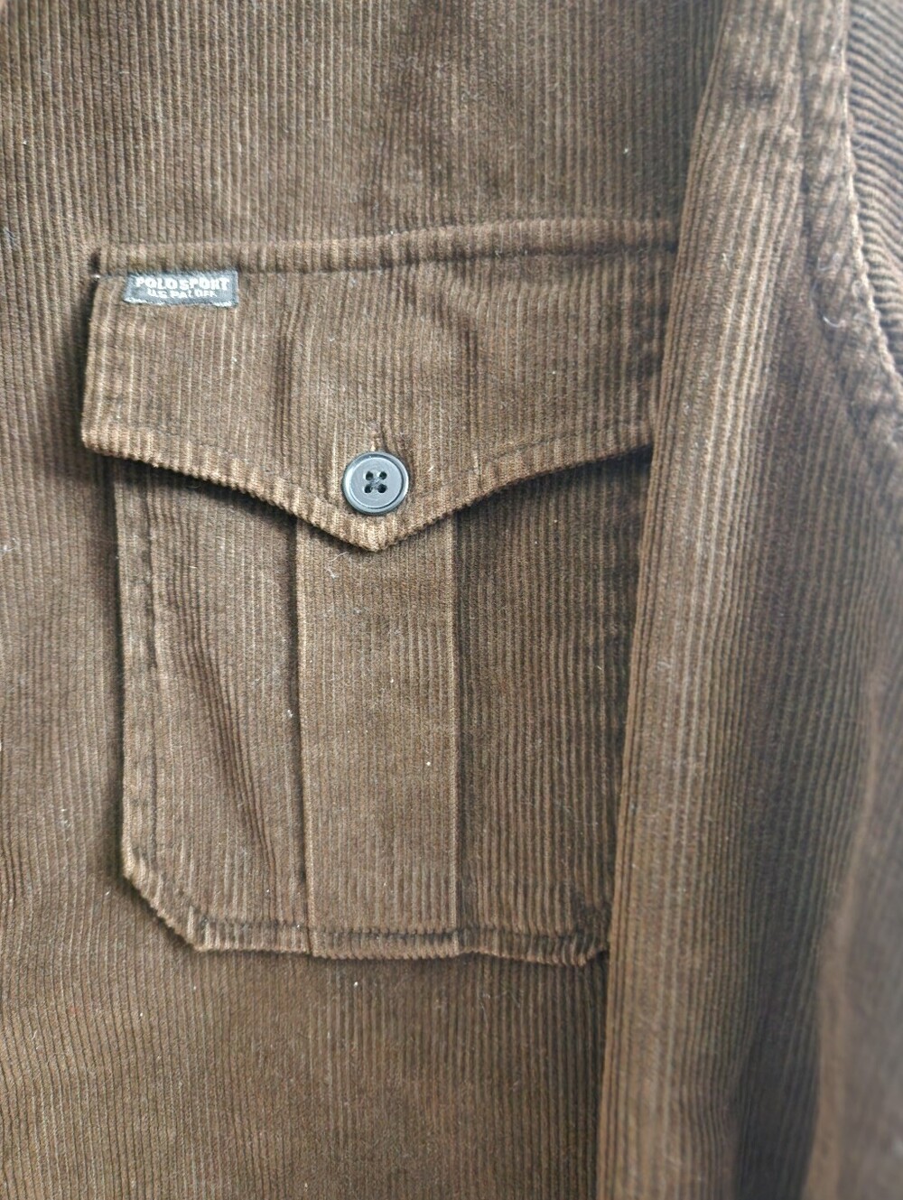 Polo by Ralph Lauren Brown Corduroy Button-Down Shirt - Picture 5 of 9